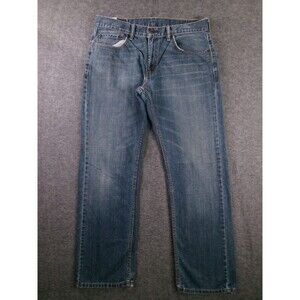 Levis 559 Jeans Men 33X32 Blue Relaxed Fit Straight Leg Medium Wash Faded Causal